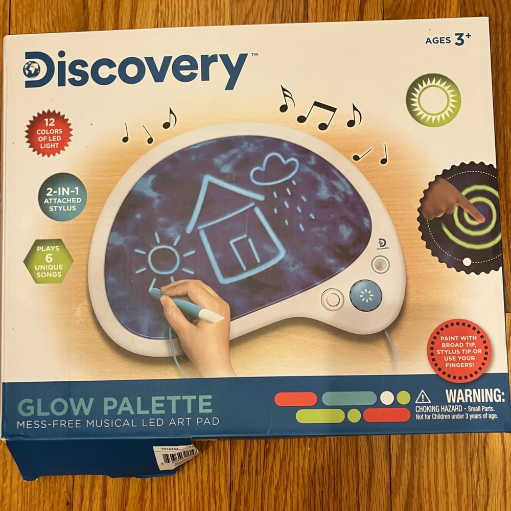 Discovery Glow Palette LED Art Pad - Blue and White